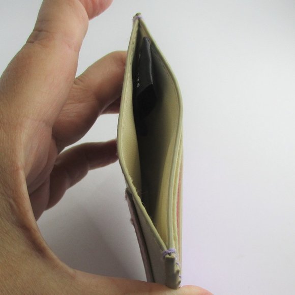 Urban Outfitters Purple & Gold Metallic Card Case NEW - Picture 5 of 9